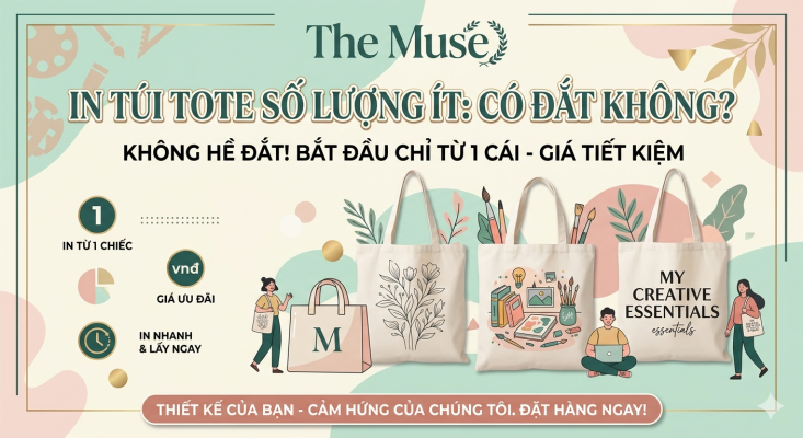 In túi tote số lượng ít có đắt không. Giải đáp thắc mắc cho bạn